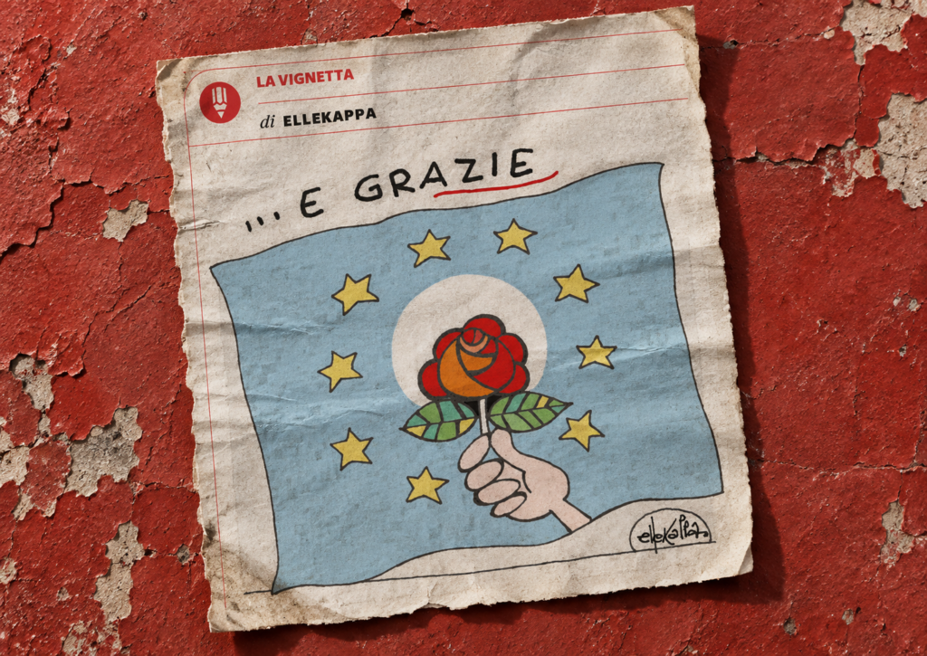 Con una rosa in pugno…